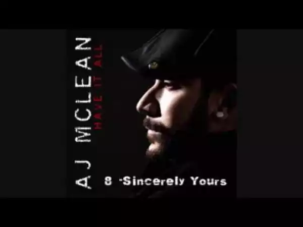 AJ Mclean - Sincerely Yours